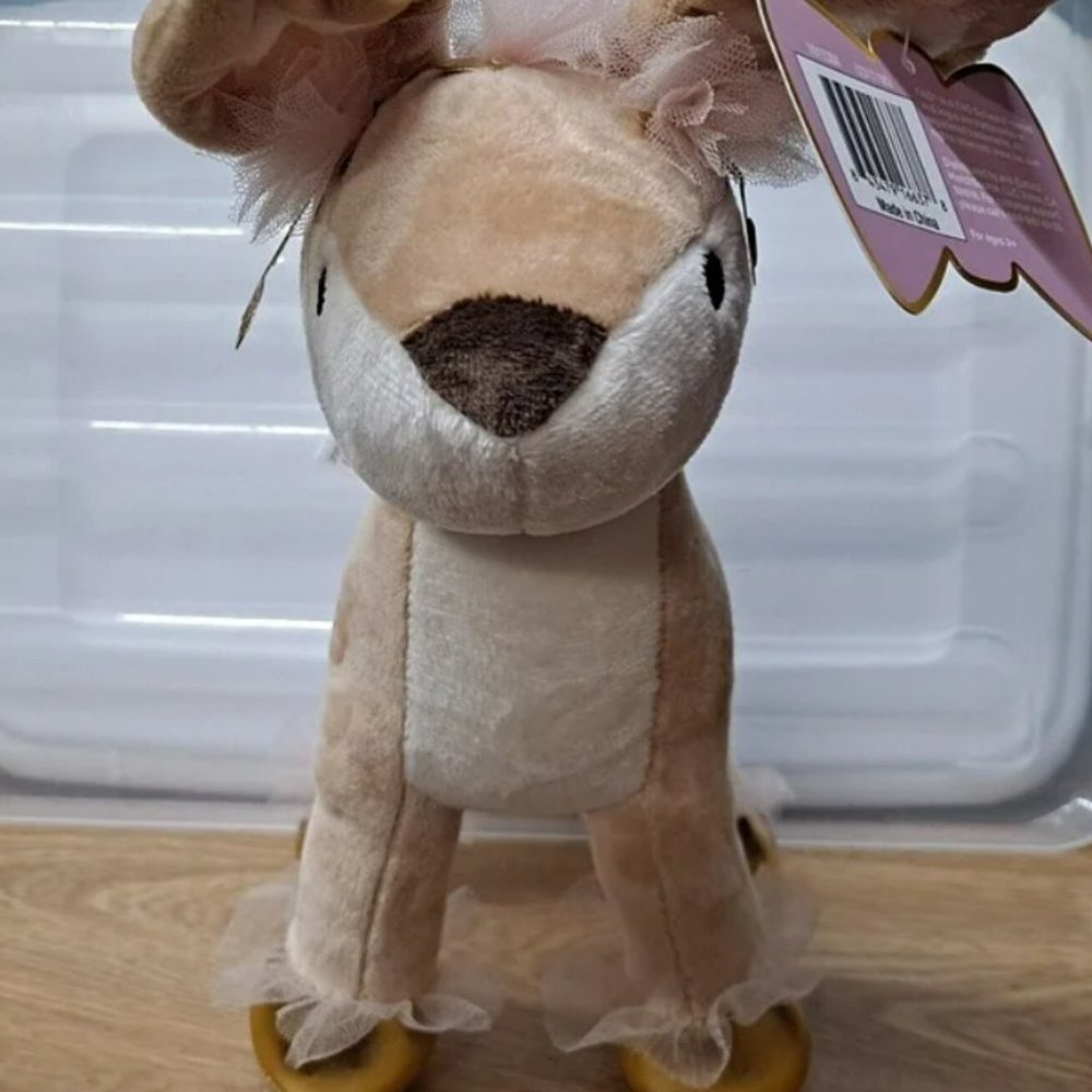 FAO Schwarz Petit Bon Fawn Deer Stuffed Animal 9" baby girl decor New